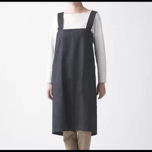Kitchen Muji Denimcotton Shoulder Apron Poshmark